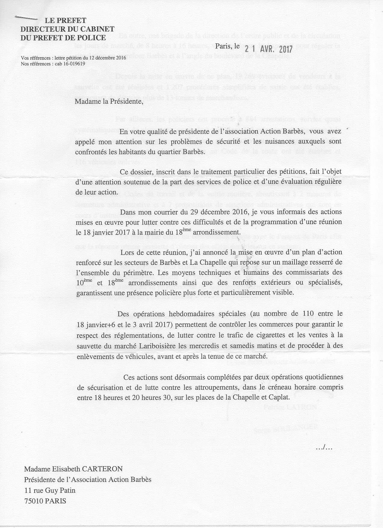 Vente A La Sauvette Action Barbes