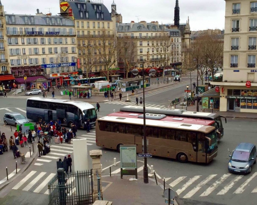 paris,gare-de-l-est,espace-public,paris-10e,autocars-tourisme,tourisme,auocars,cars-de-tourisme